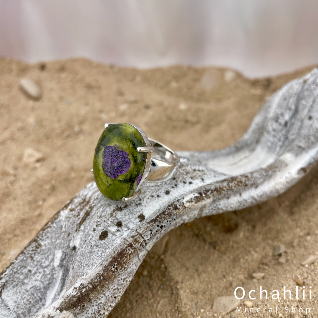 Atlantasiet zilveren ring maat 53