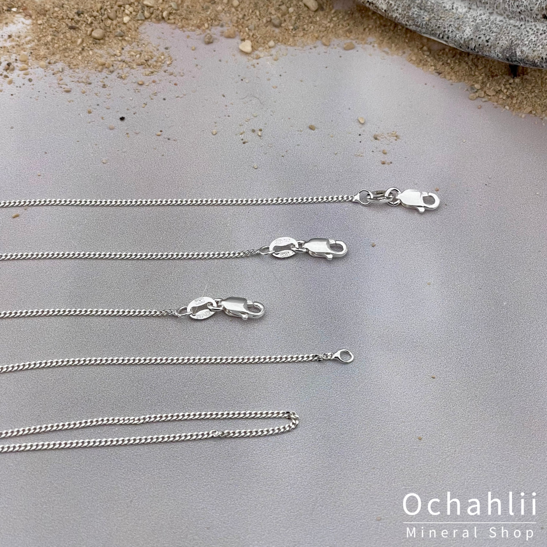 zilveren halsketting