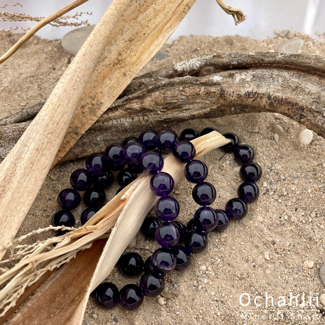 Pulsera de amatista 12mm