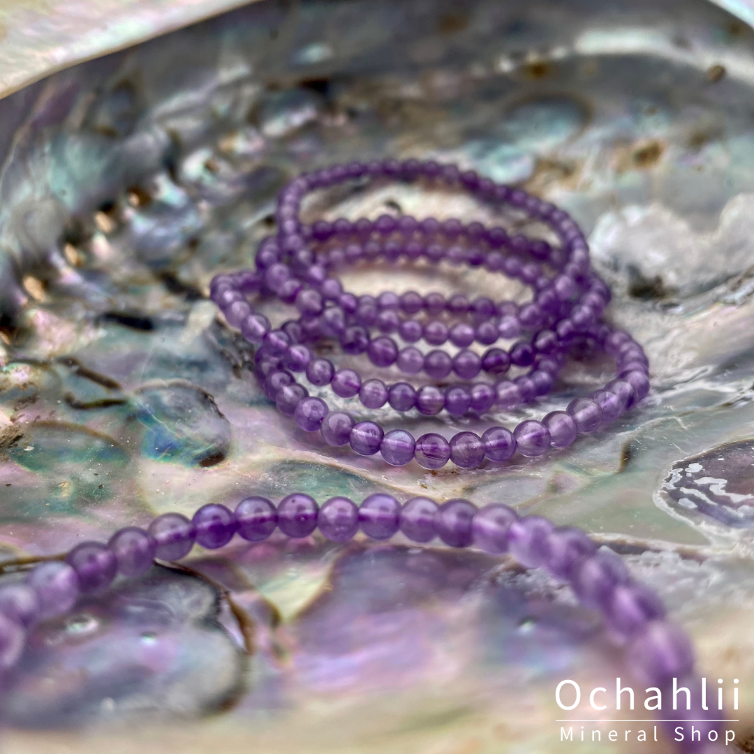 Amethyst bracelet 4mm