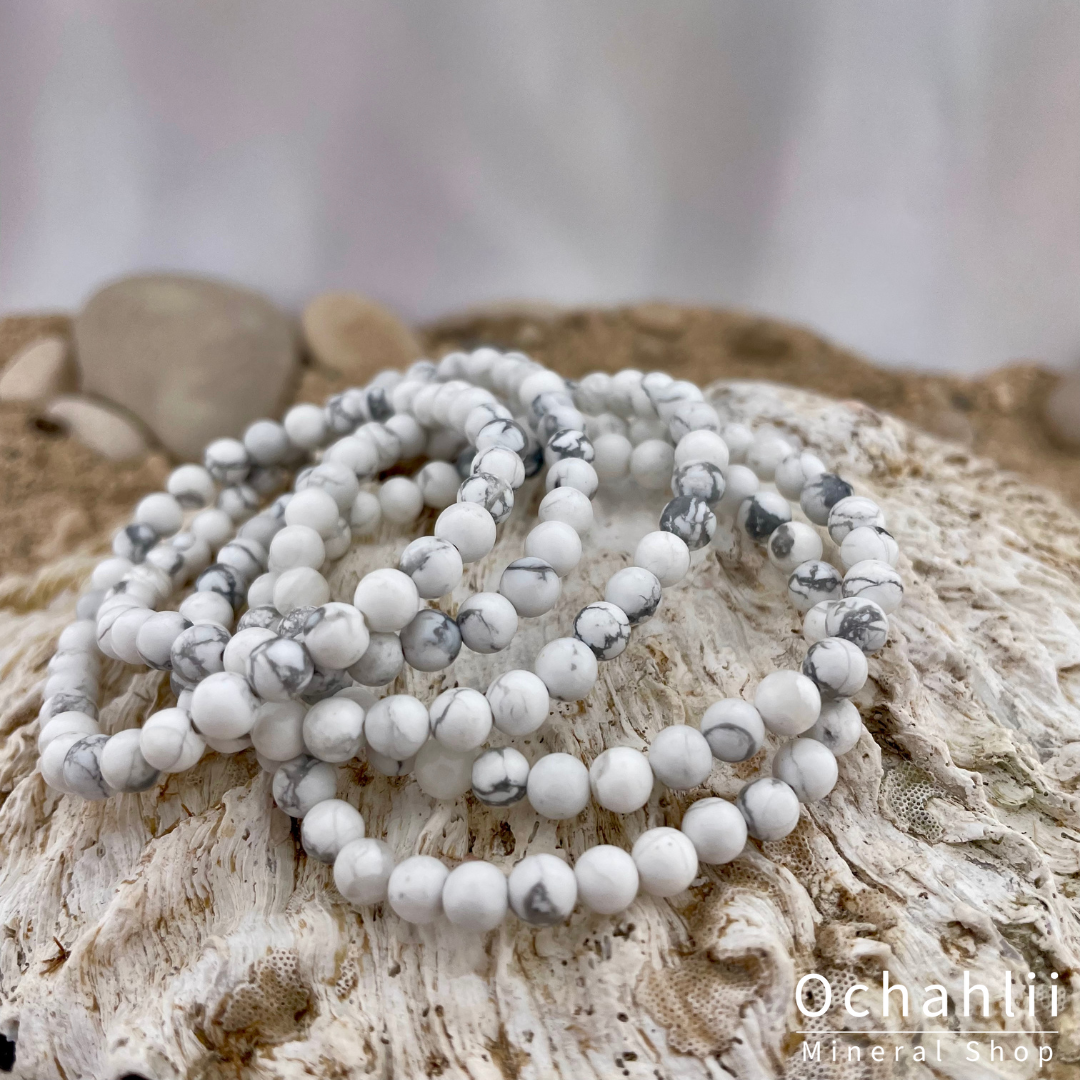 Bracelet howlite 4mm