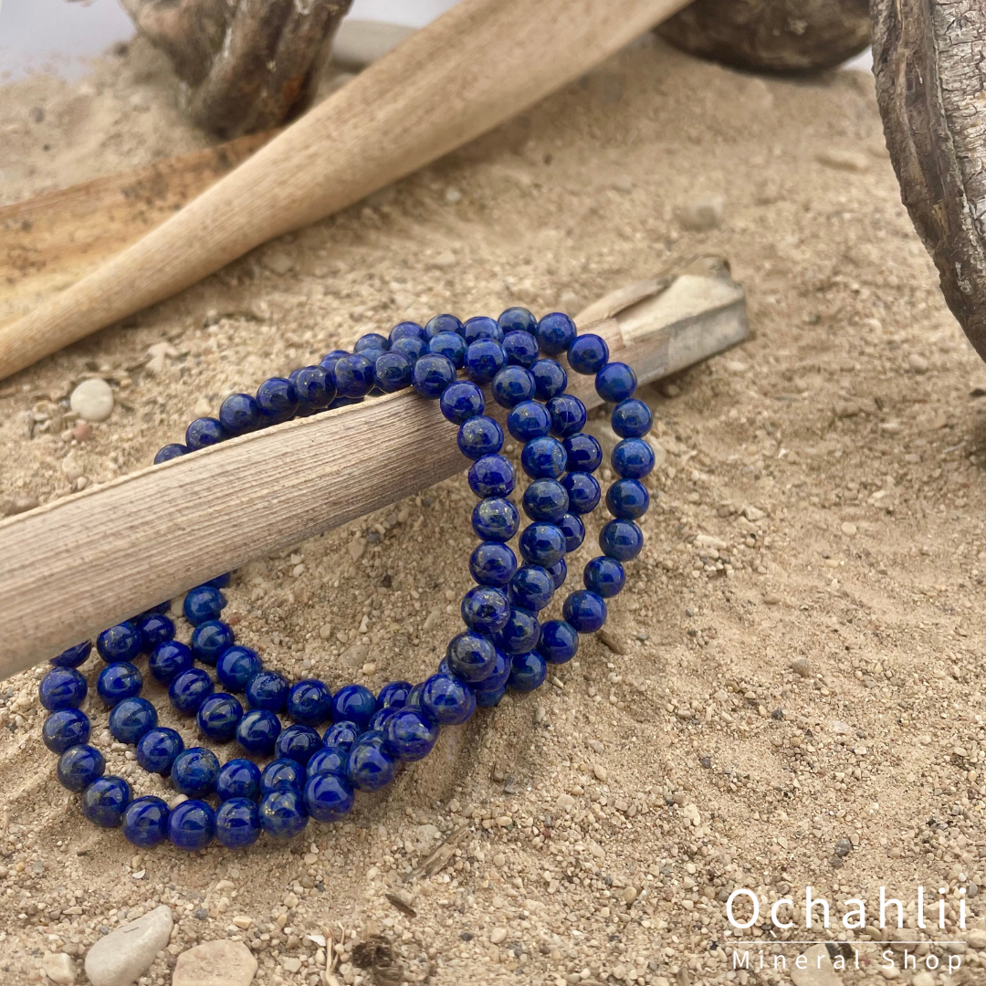 Bracelet Lapis-Lazuli 6mm