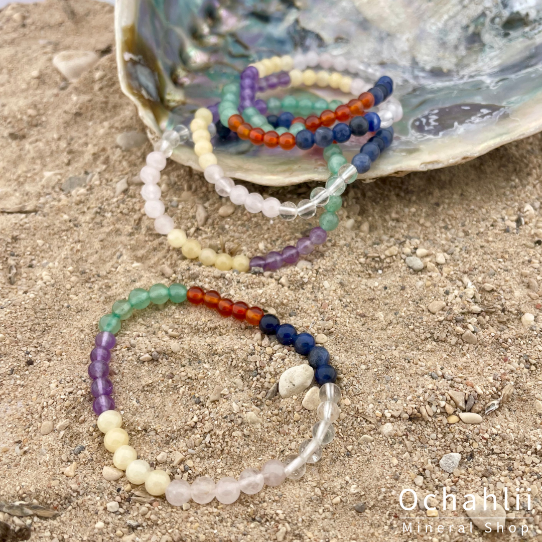 Mix of stones bracelet 4mm