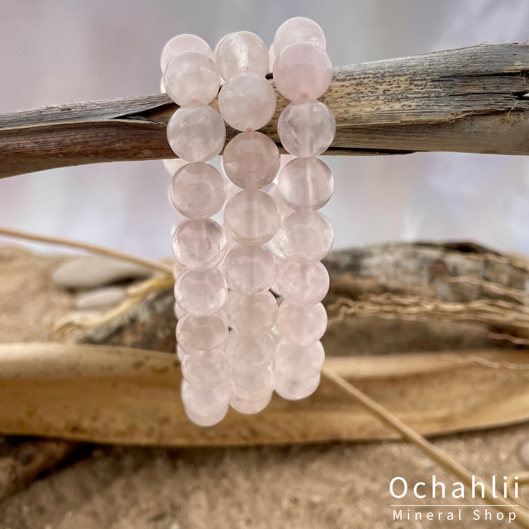 Rose quartz bracelet 10mm
