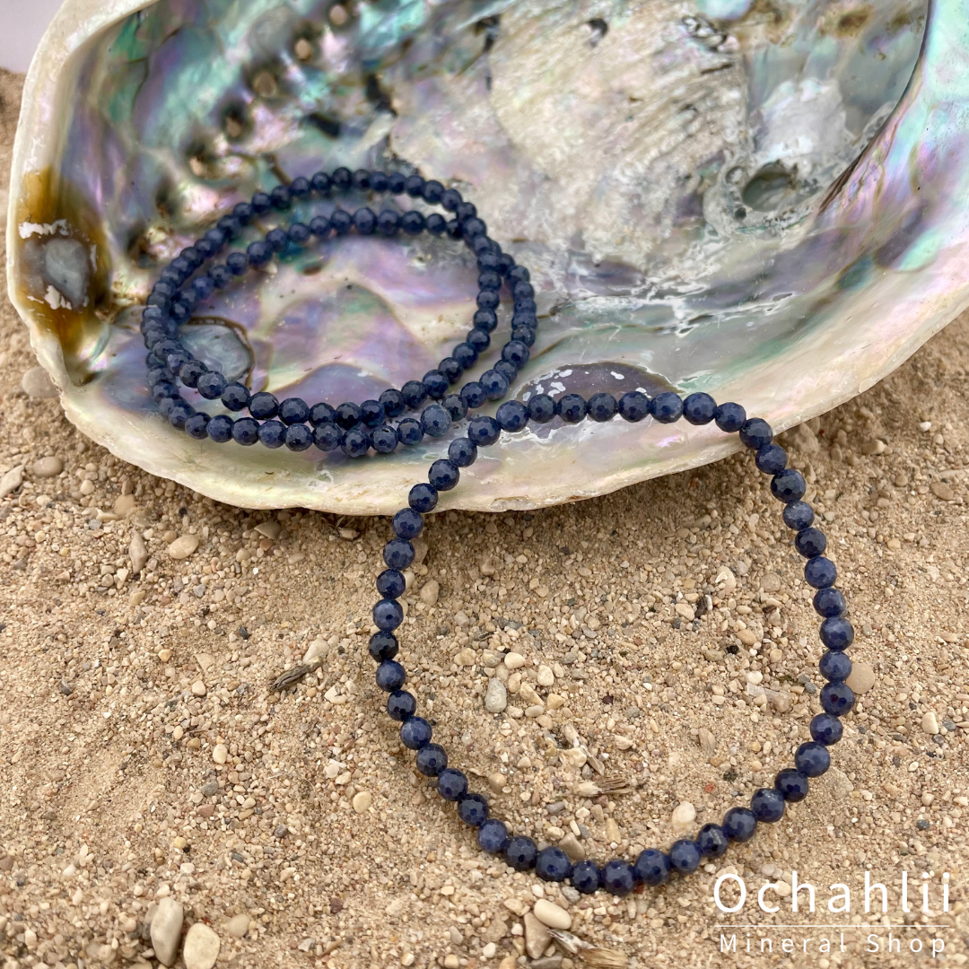 Sapphire bracelet Facet 4mm