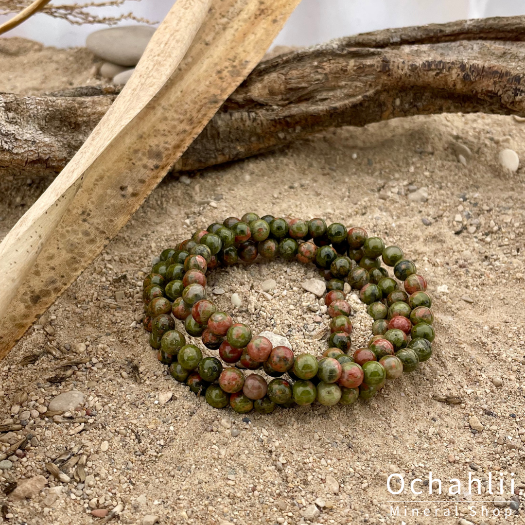 Pulsera Unakiet-Epidoot 6mm
