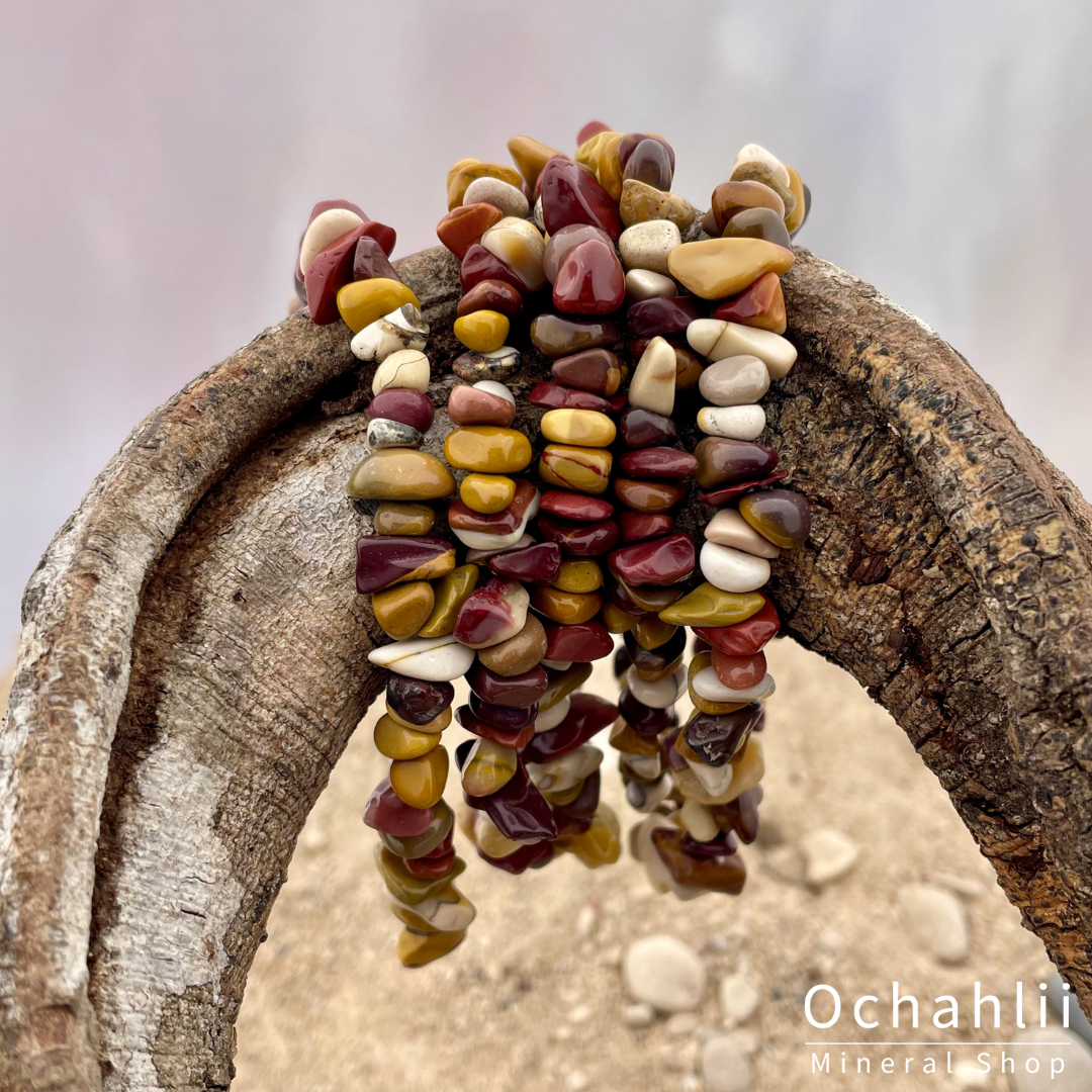 Bracelet fendu Mookaite