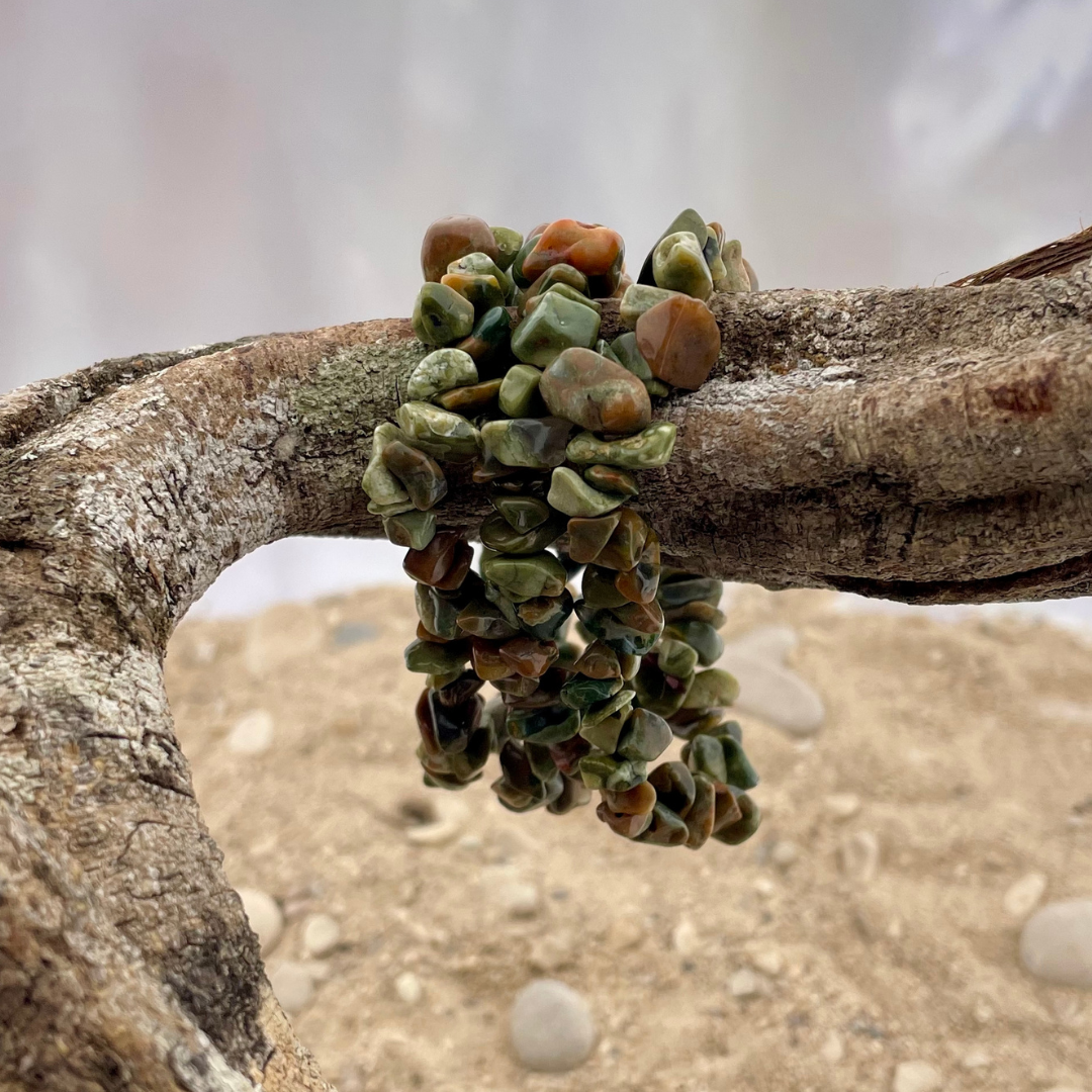 Rhyolite split bracelet