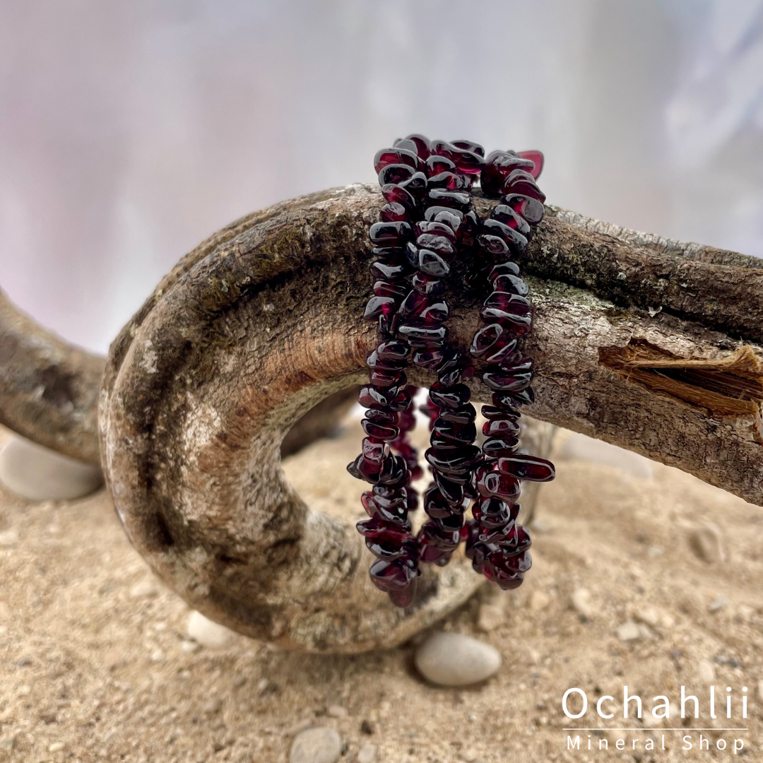 Granaat Almandien splitarmband