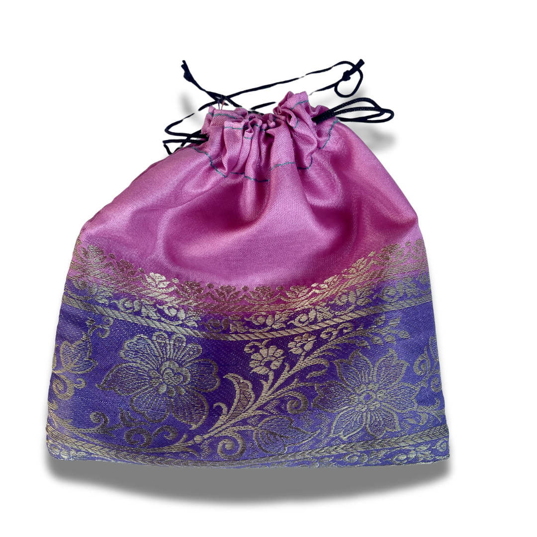 Mala rose quartz/amethyst elastic with Buddha