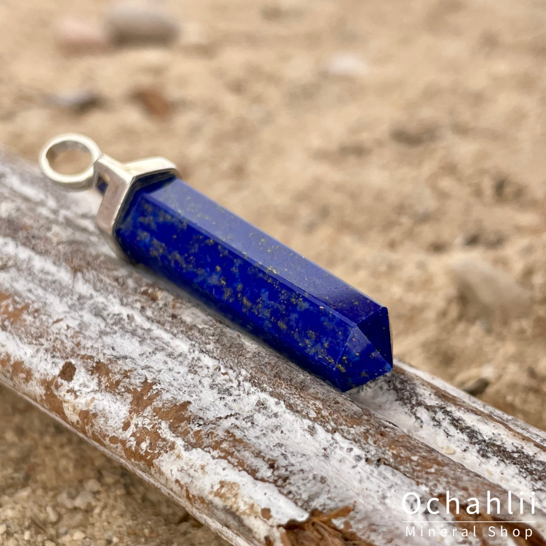 Lapis Lazuli silver pendant