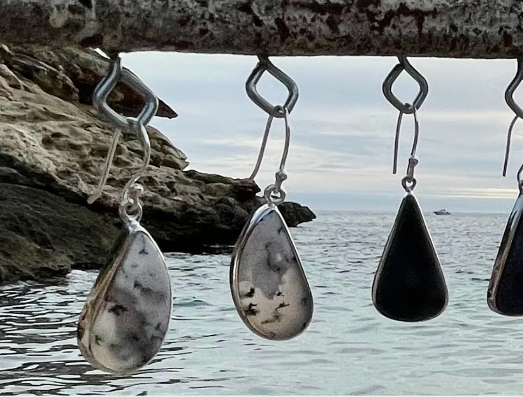 Zilveren oorhangers