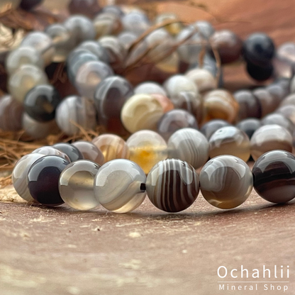 Botswana Agaat armband 8mm