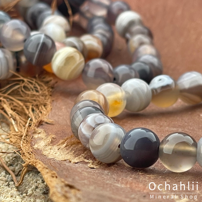 Botswana Agaat armband 8mm