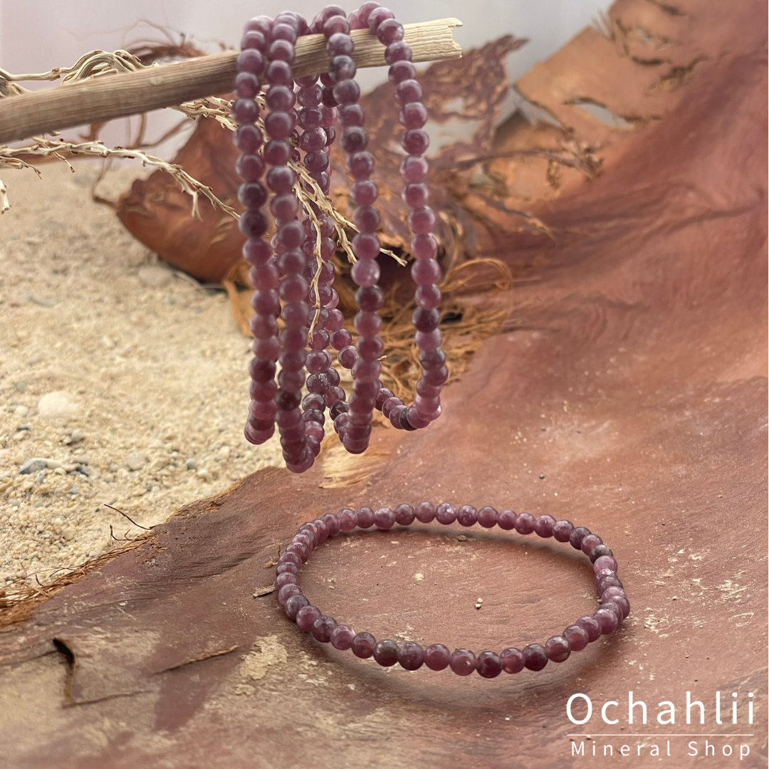 Lepidolite bracelet 6mm