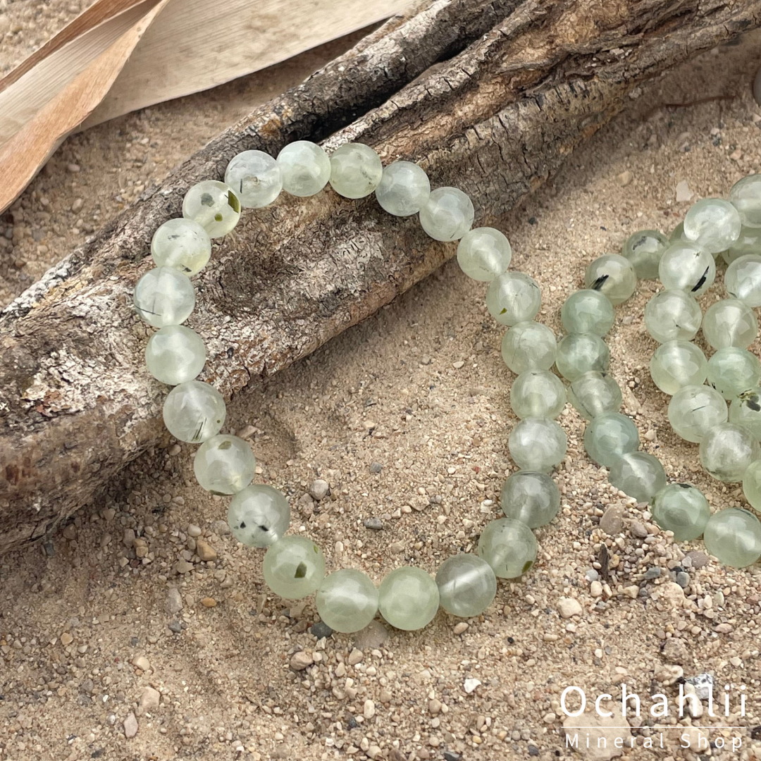 Bracelet préhnite TOP 6mm 