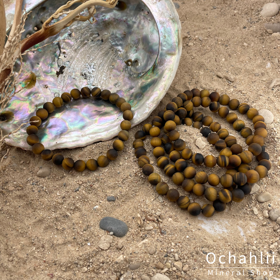 Tiger eye bracelet 8mm matt