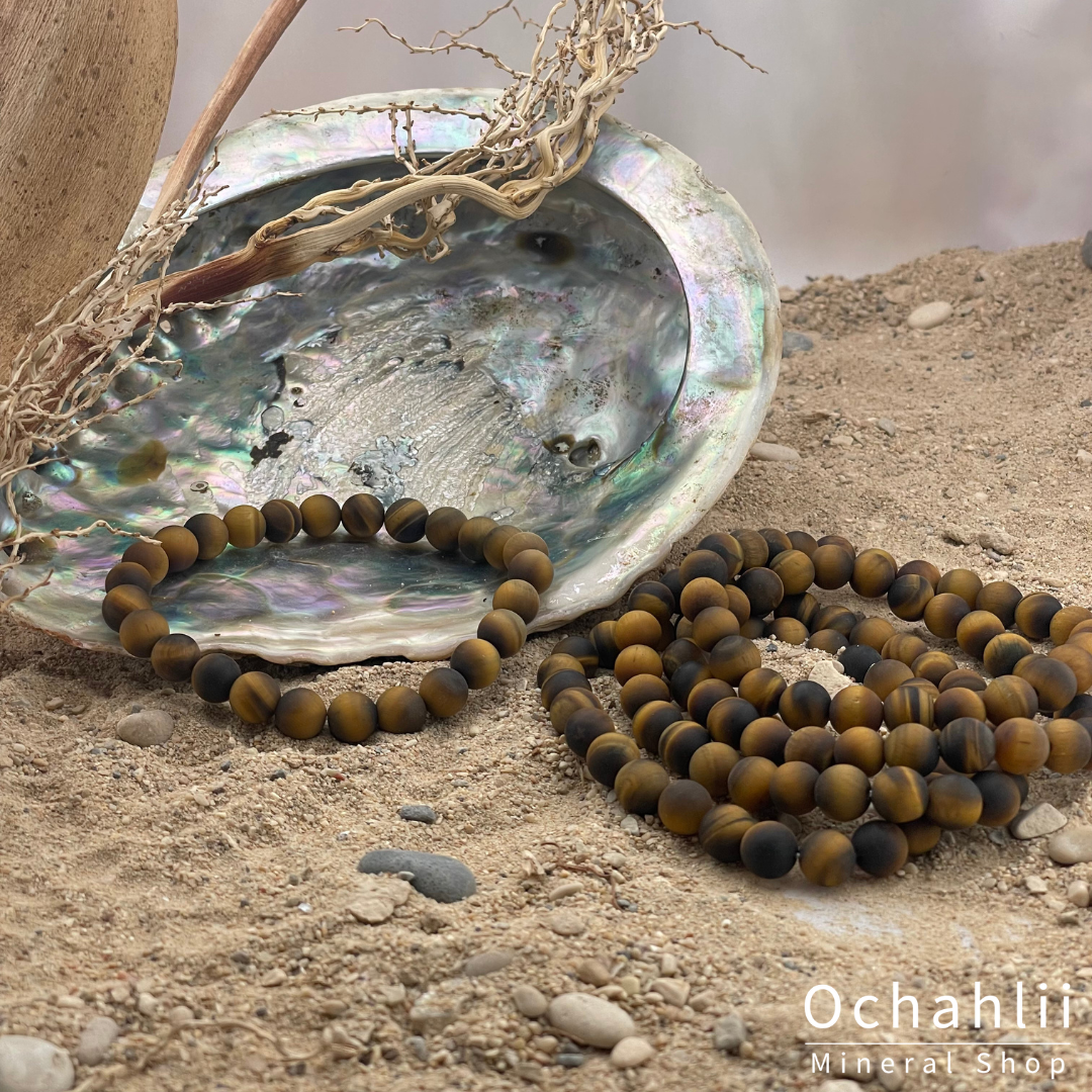 Tiger eye bracelet 8mm matt