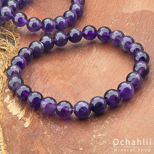 Amethyst bracelet 10mm