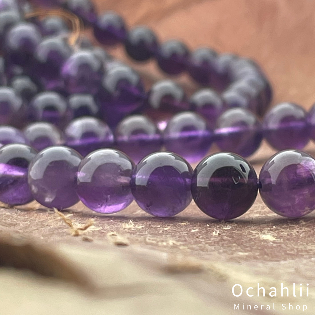 Bracelet améthyste 10mm