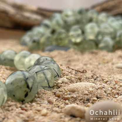 Prehniet armband 10mm