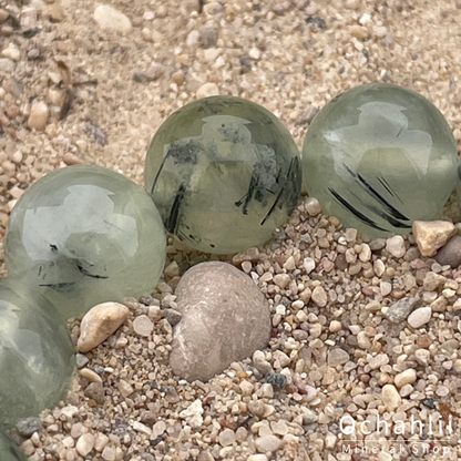 Prehniet armband 10mm