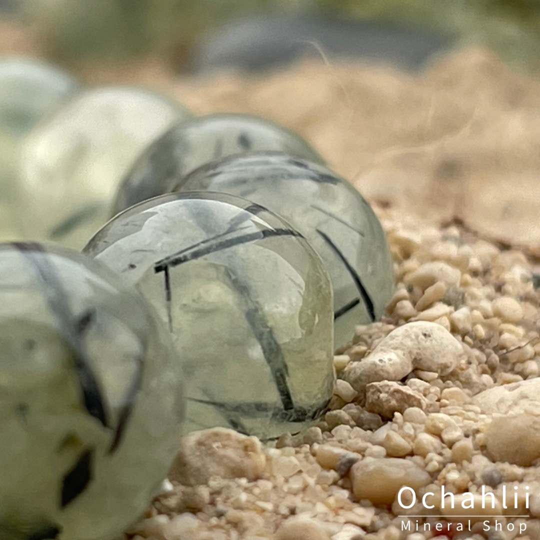 Prehniet armband 10mm