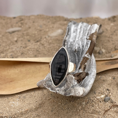 Anillo de plata Hypersteen talla 54