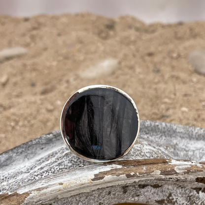 Anillo de plata Hypersteen tamaño 63