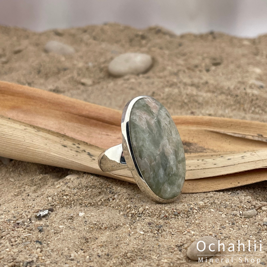 Anillo Serafiniet naranja plateado talla 61