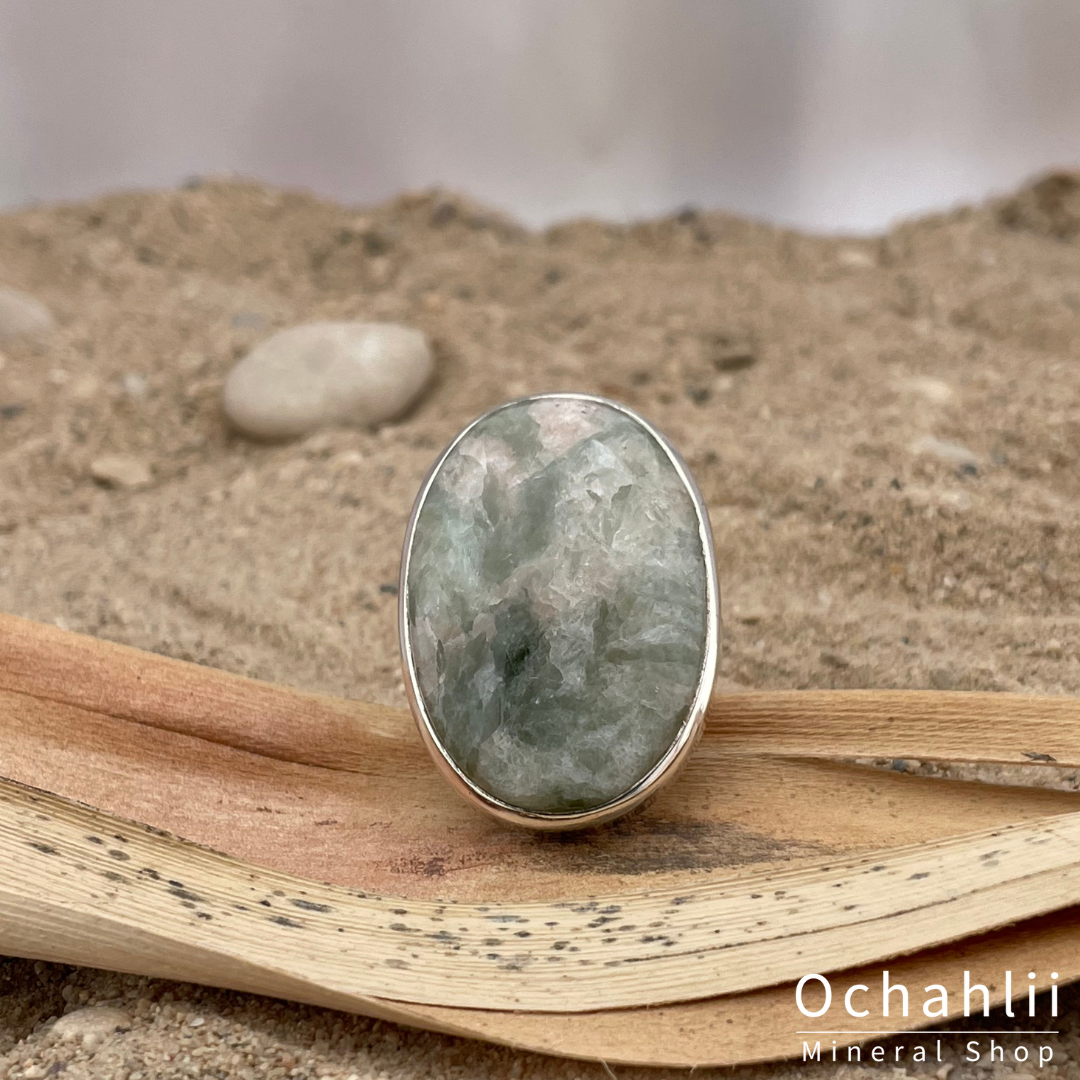 Anillo Serafiniet naranja plateado talla 61