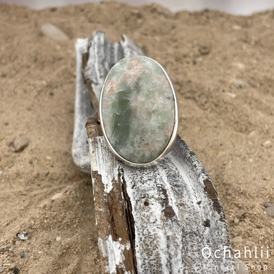 Anillo Serafiniet naranja plateado talla 57