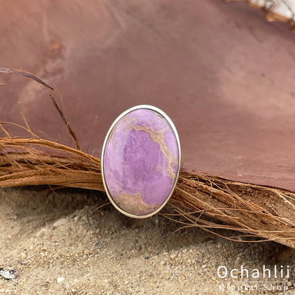 Bague en argent phosphosidérite taille 55+
