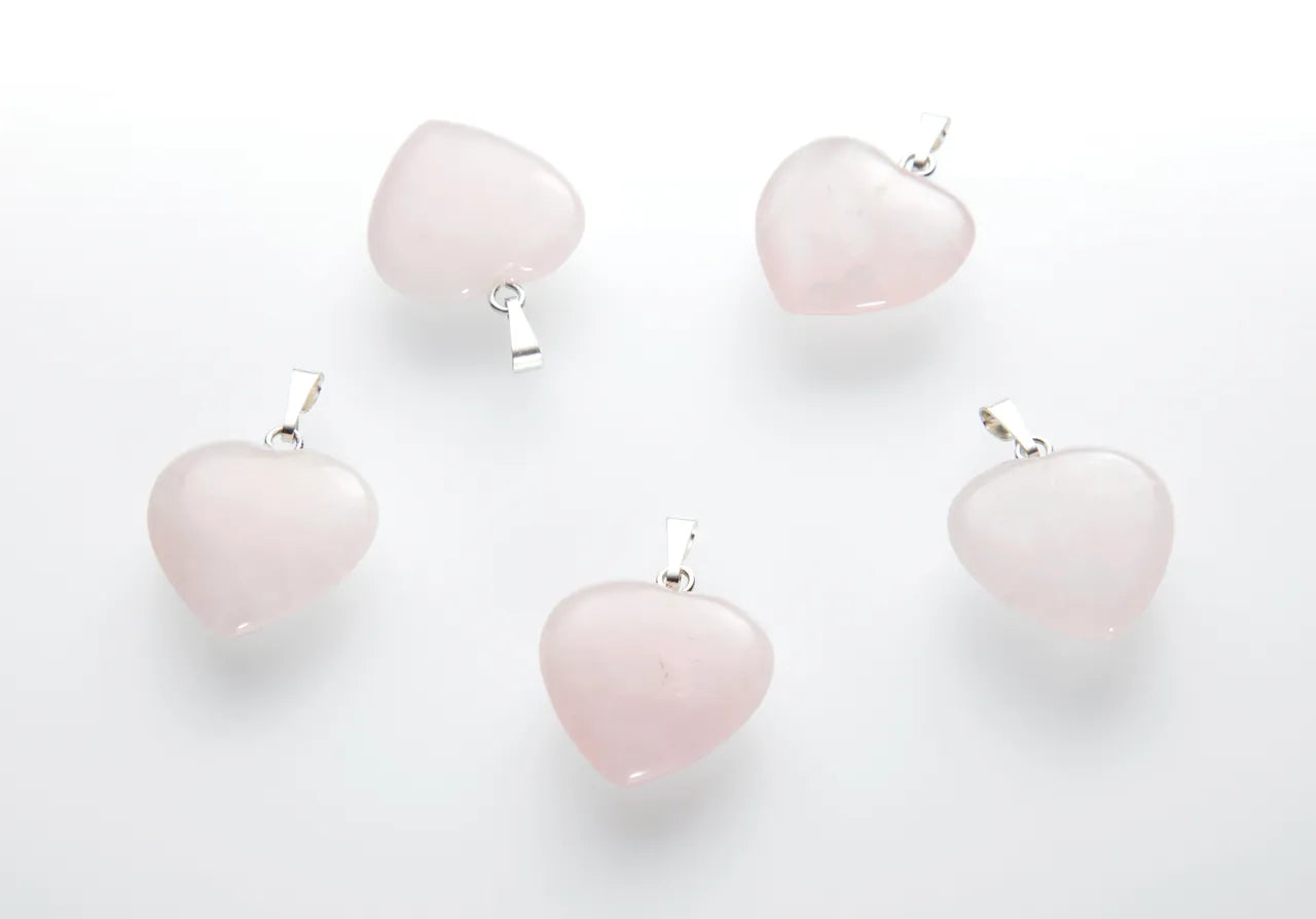 Corazón (pequeño) Cuarzo Rosa