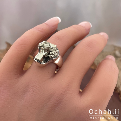 Pyriet zilveren ring maat 55