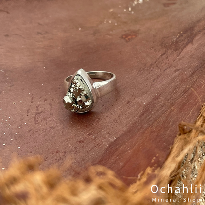 Pyriet zilveren ring maat 54