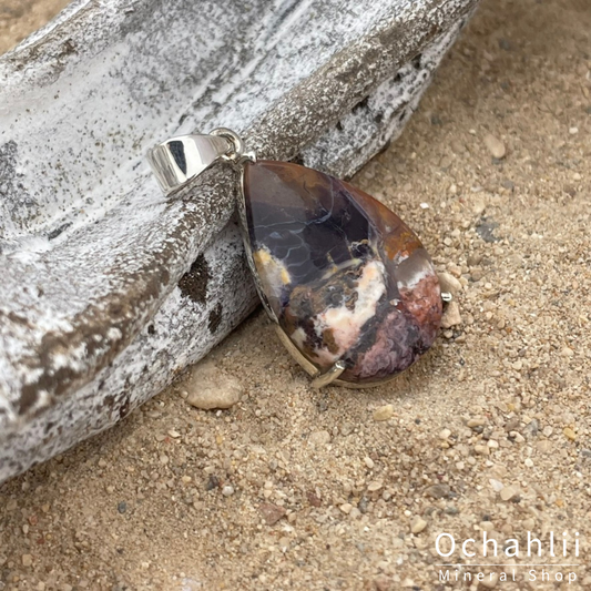 Tiffany Stone zilveren hanger