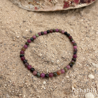 Tourmaline fur split bracelet