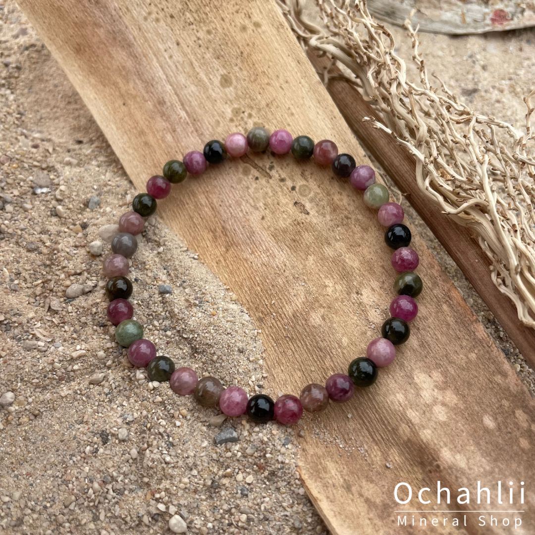 Tourmaline fur split bracelet