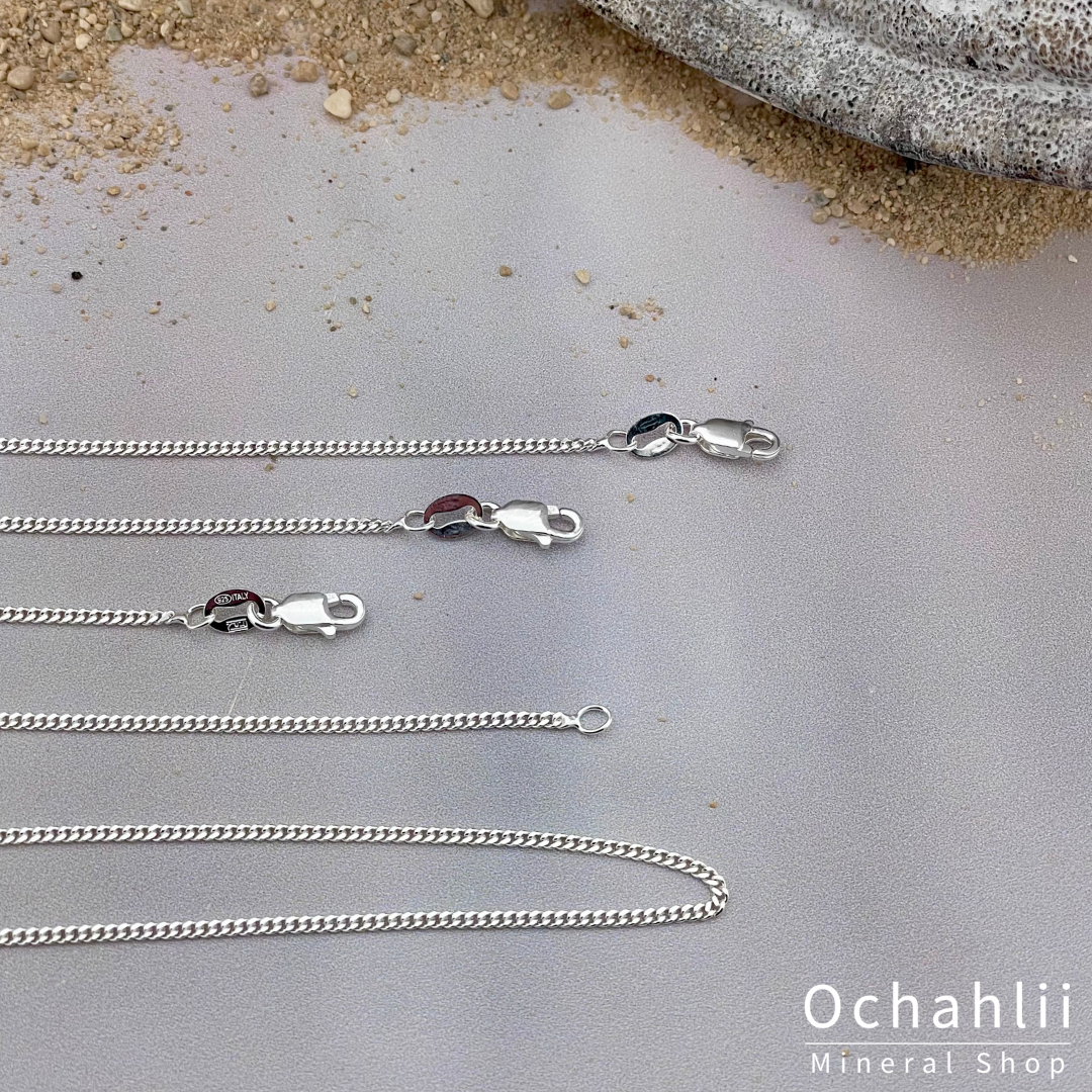 zilveren halsketting