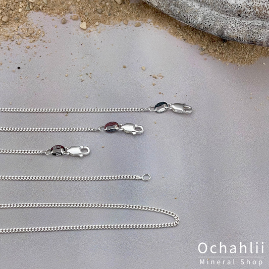 zilveren halsketting