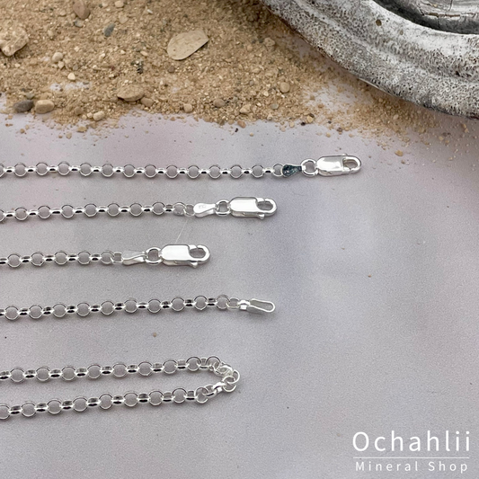 Zilveren halsketting