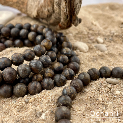 Bracelet bronzite 8mm mat