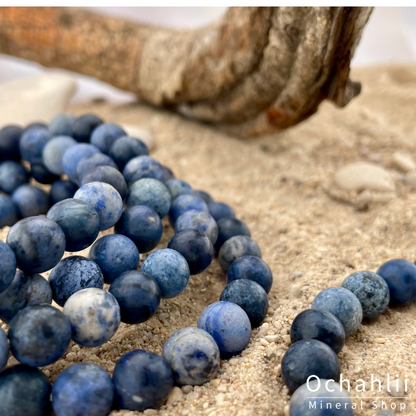 Dumortirite bracelet 8mm matt