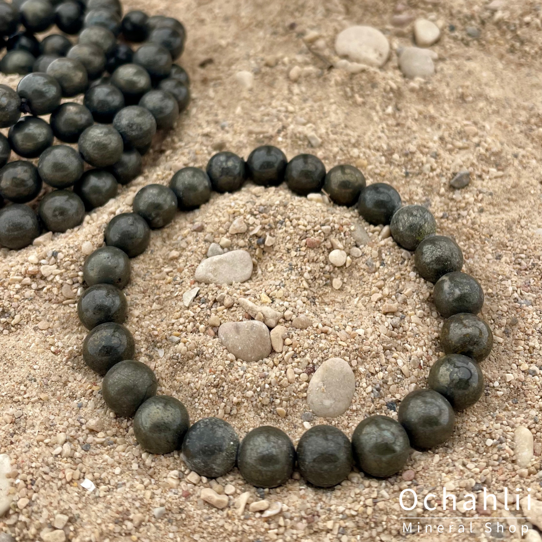 Pulsera de pirita 8mm