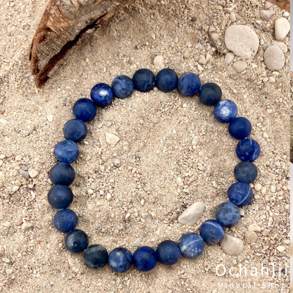 Bracelet sodalite 8mm MAT