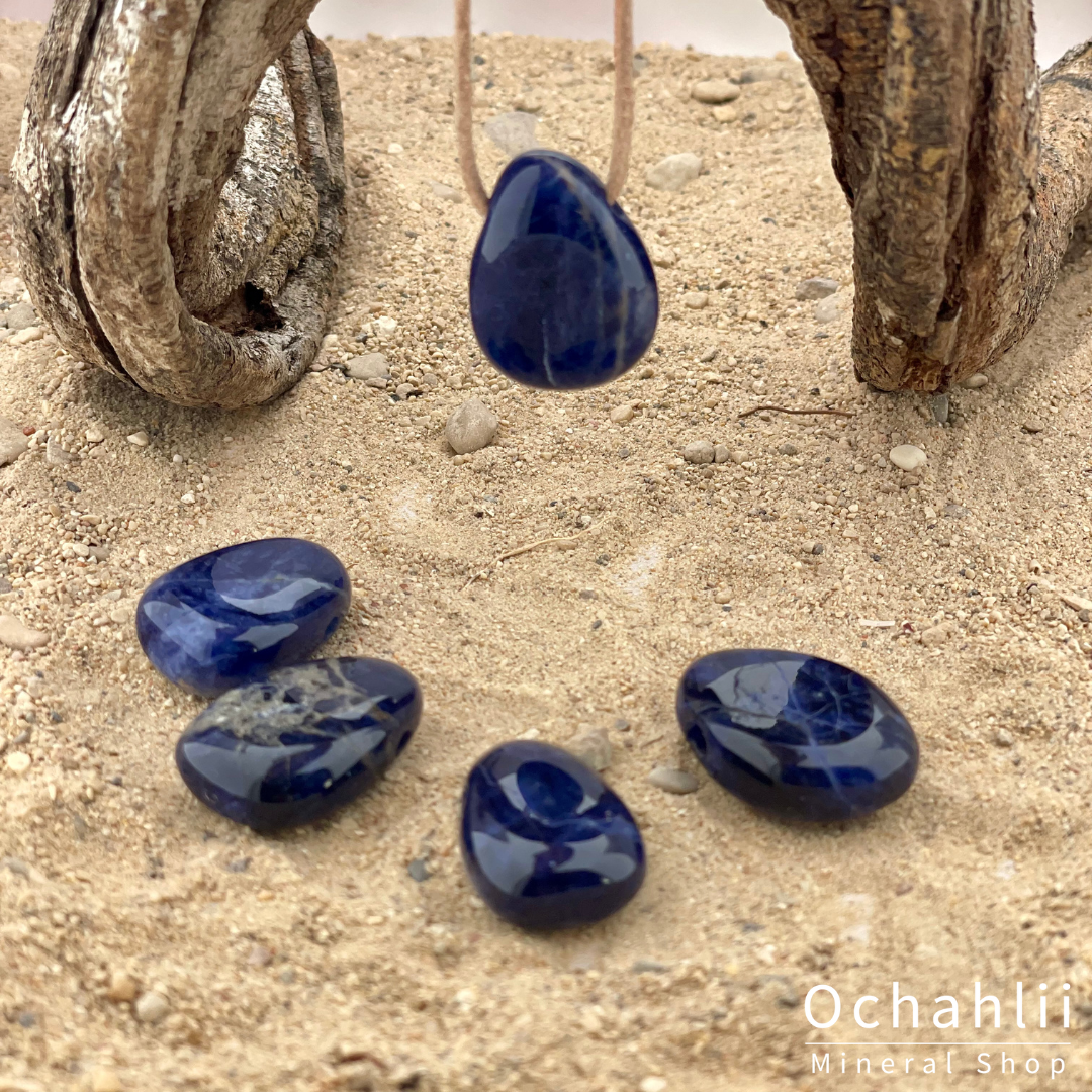 Pendentif percé agate arbre