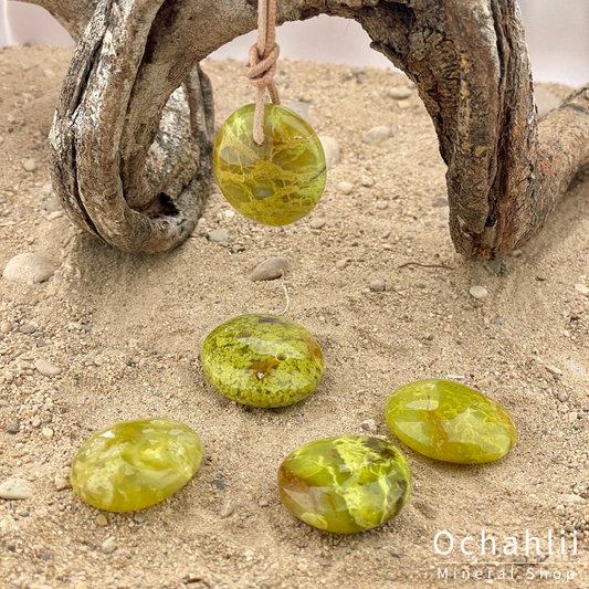 Pendentif percé agate arbre