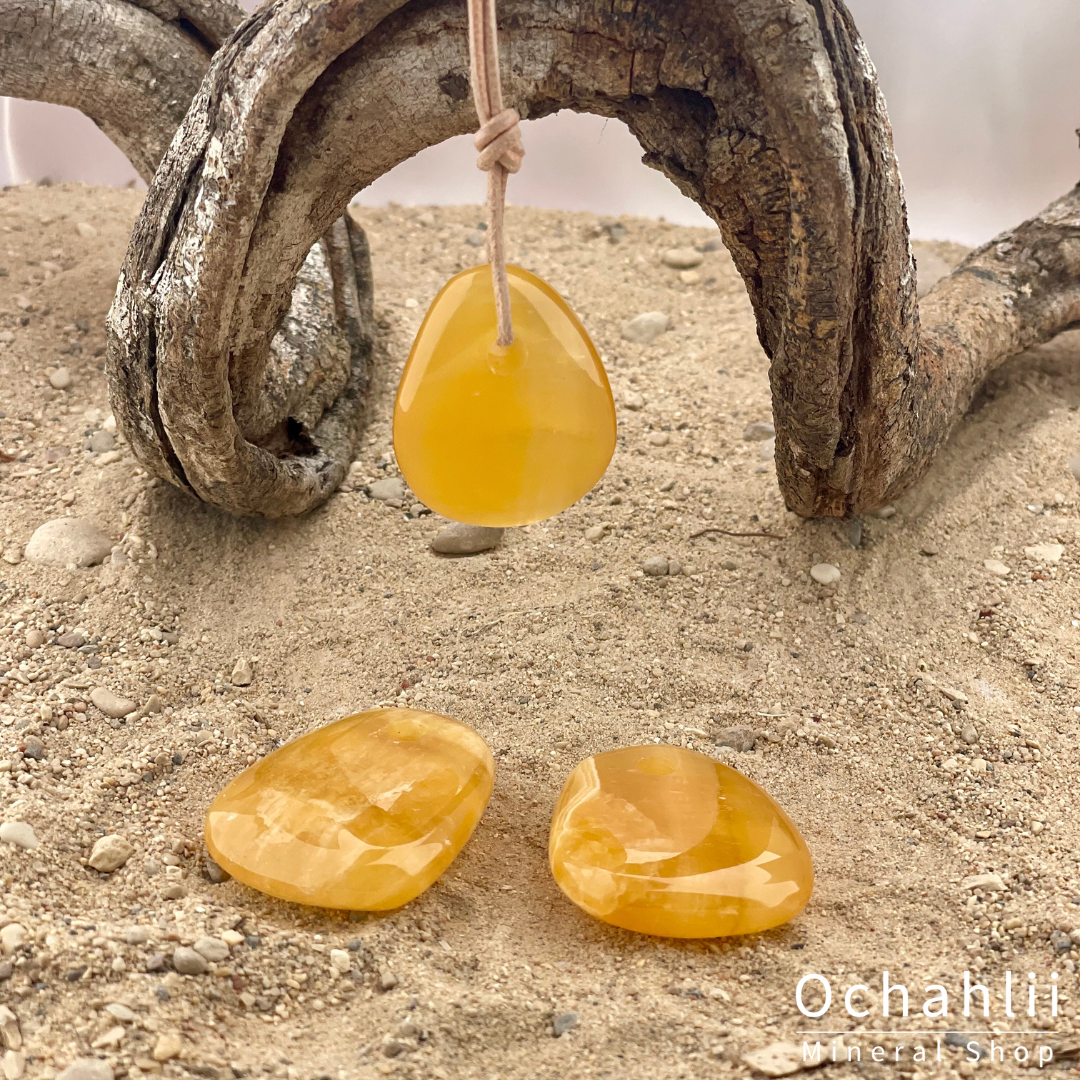 Pendentif percé agate arbre