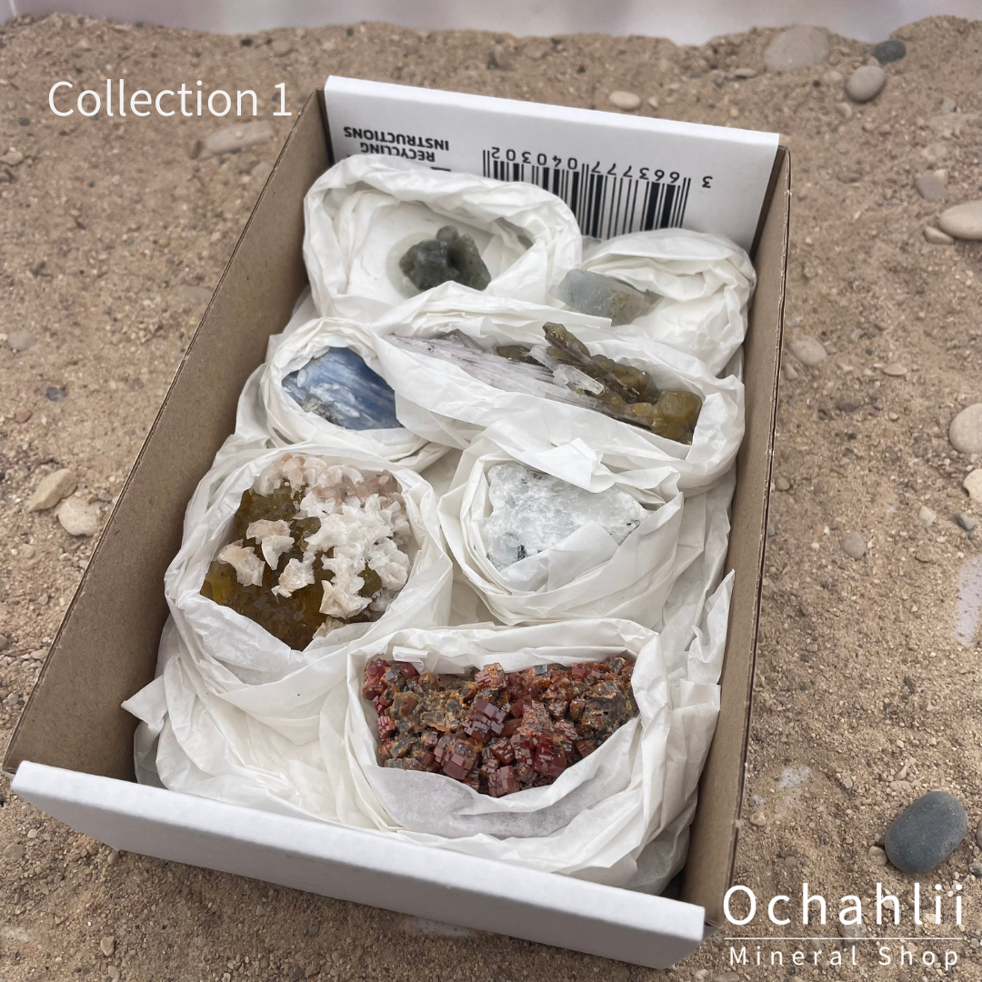 Mineralen box mixed collectie 1